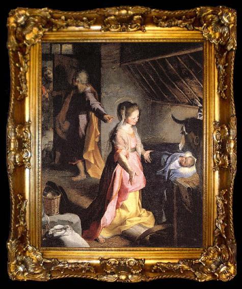framed  Federico Barocci The Nativity, ta009-2